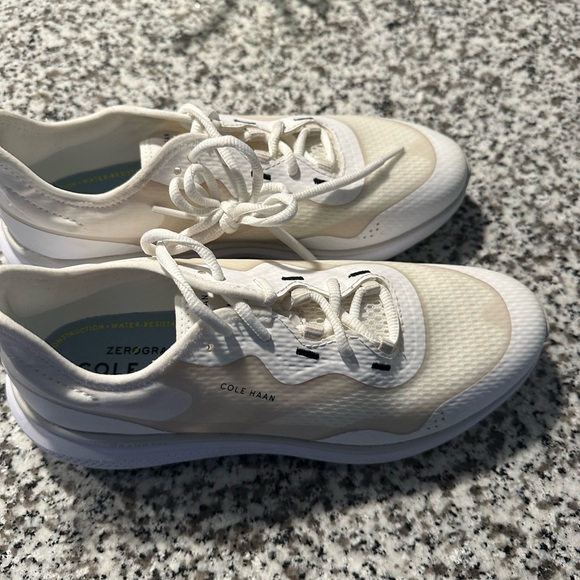 Cole Haan Generation Zerogrand Golf Shoes White Mesh Water-Resistant Size 7.5 - Picture 3 of 5